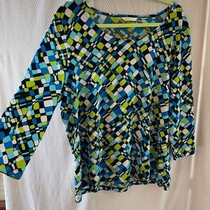 Beautiful Laura Ashley 3/4 sleeve shirt